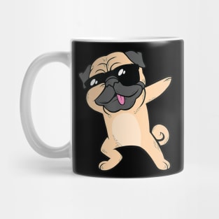 Dabbing Pug Dog Dab Animal Cool Sunglasses Cute Mug